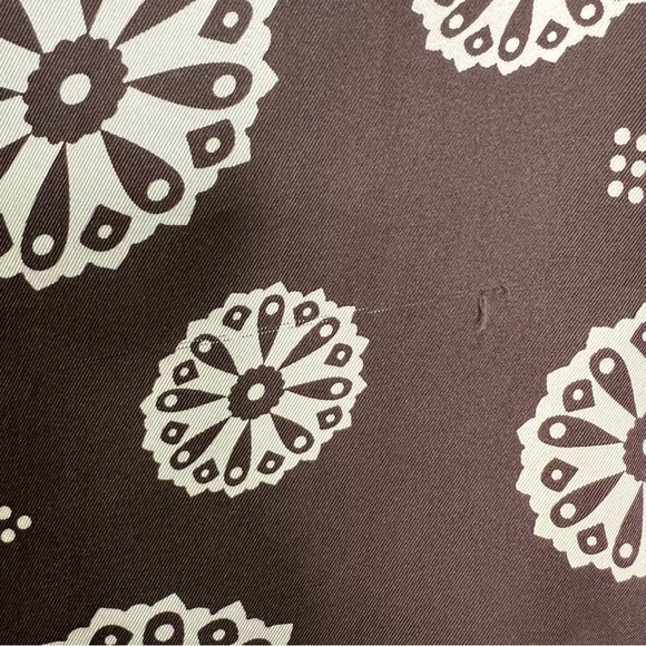 Jacob Brown Silk Skirt Geometric Print Lightweight Size 9/10 - Picture 5 of 10